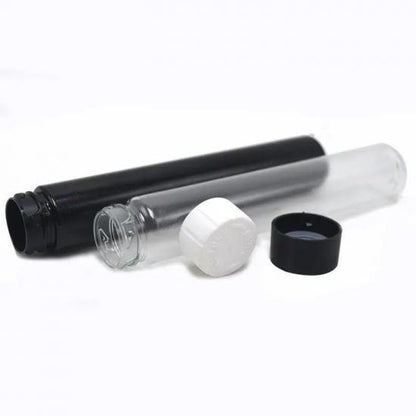 125mm Black PET Pre-roll Plastic Tube with 22mm Child Resistant Cap