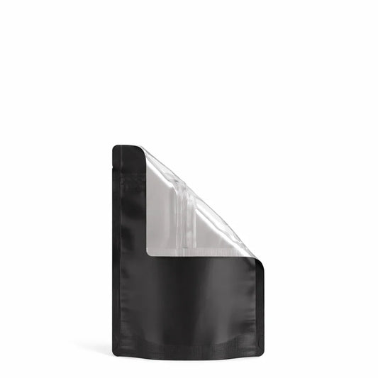 3.5g Matte Black Vista Tamper Evident Mylar Bags | 3.62in x 5in | 1000 Count