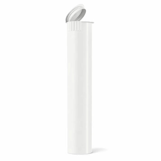116mm White Child Resistant King Size Pre-Roll Tubes | 1000 Count